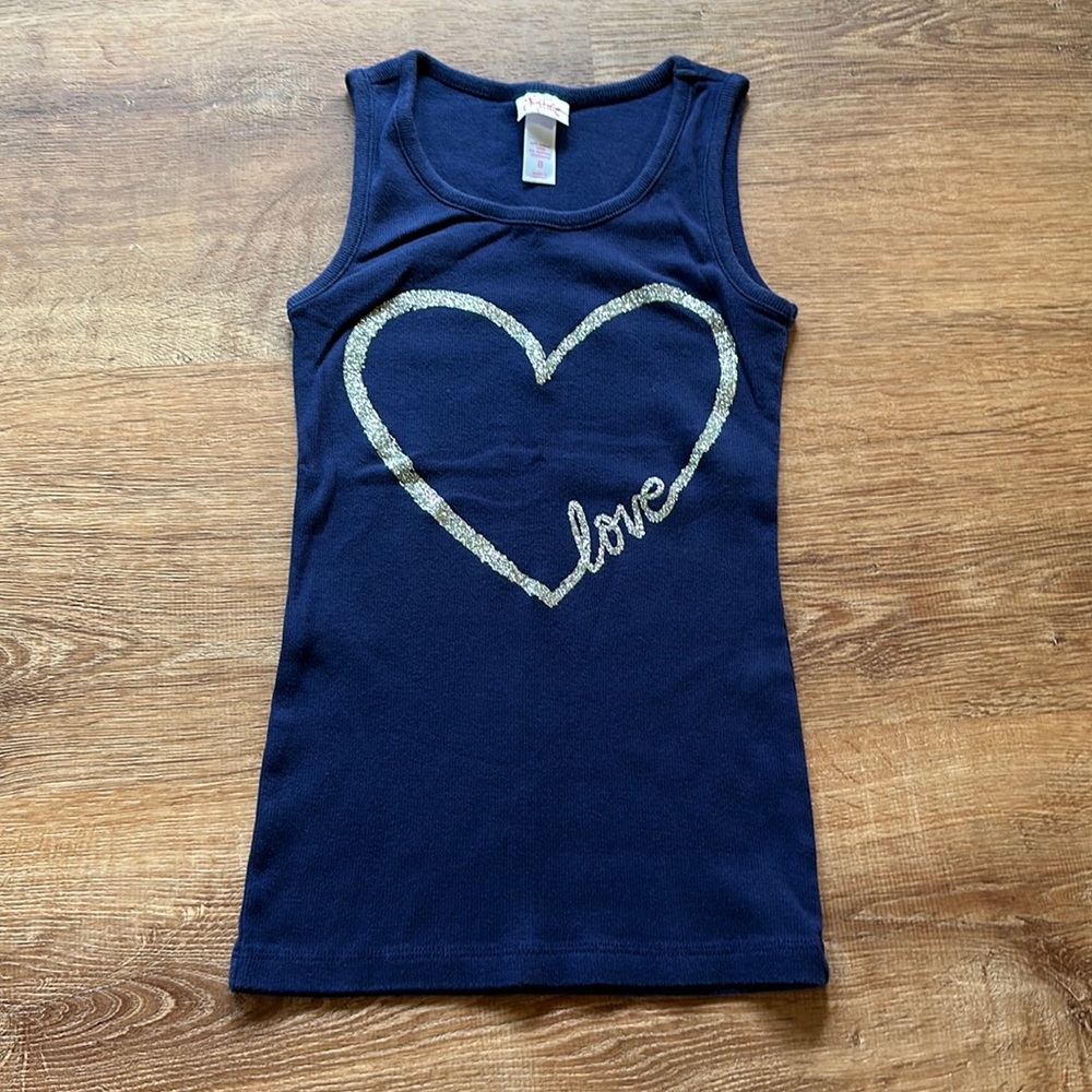 Girls Justice Tanktop. Size 8.